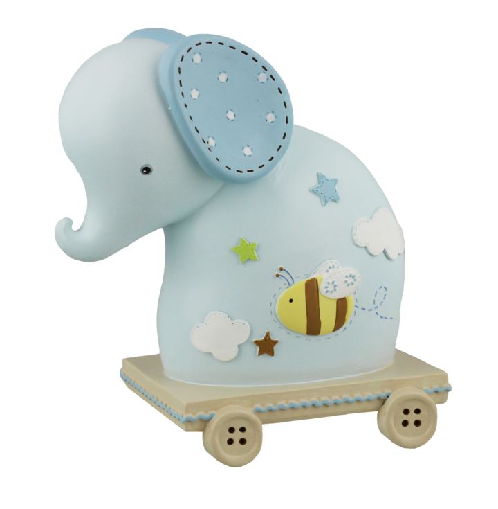 Petit Cheri Blue Elephant Money Box product image