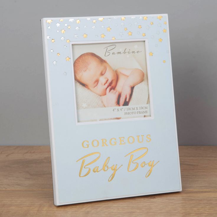 Bambino Paperwrap Photo Frame 4" x 4" Baby Boy product image