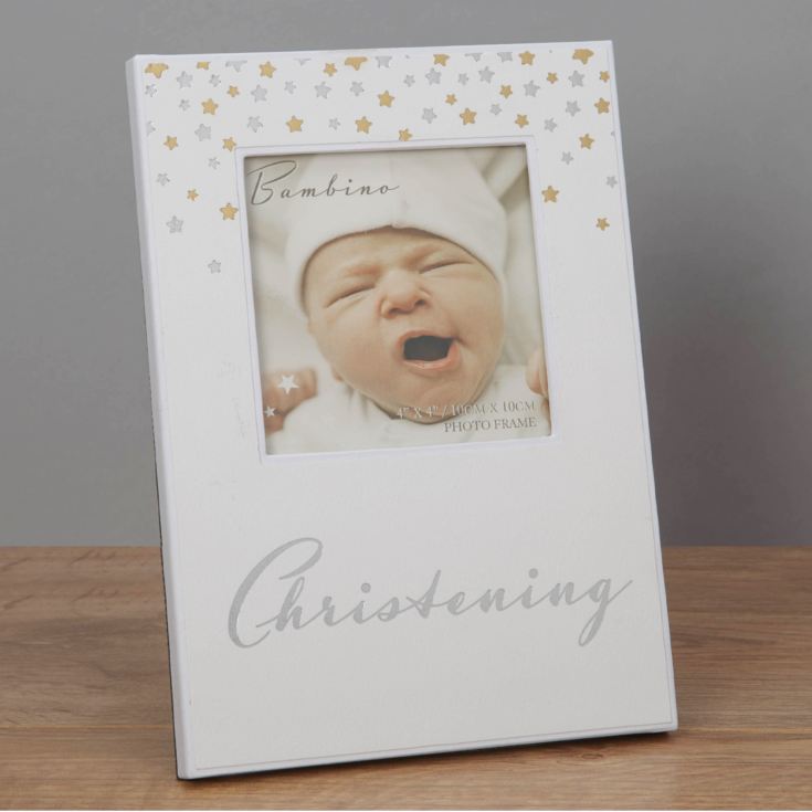 4" x 4" - Bambino Paperwrap Photo Frame Christening product image