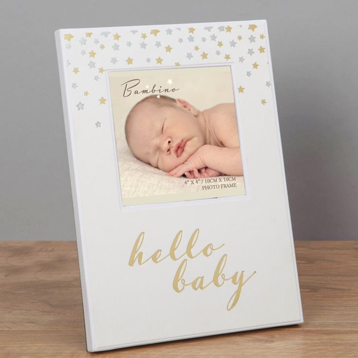 4" x 4" - Bambino Paperwrap Photo Frame - Hello Baby product image