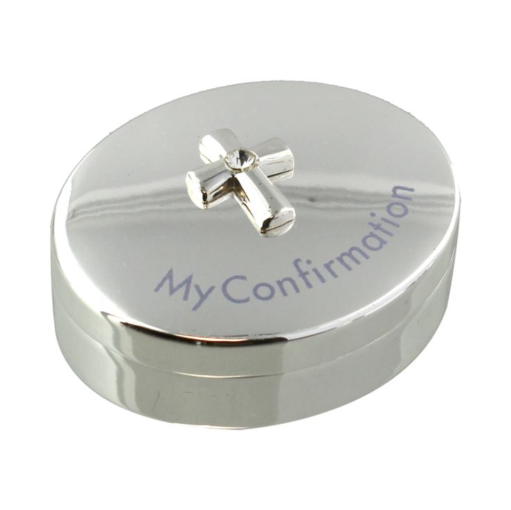 Silverplated Rosary Box - Confirmation product image