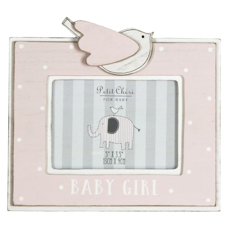 'Petit Cheri' Photo Frame 5" x 3.5" Bird - Baby Girl product image