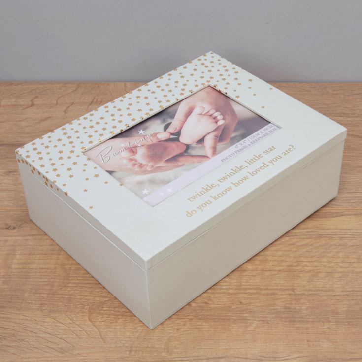 Bambino Little Star Keepsake Photo Box - 6" x 4" product image