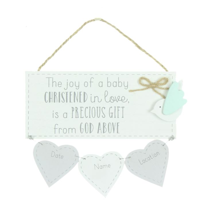 Petit Cheri Christening Data Plaque product image