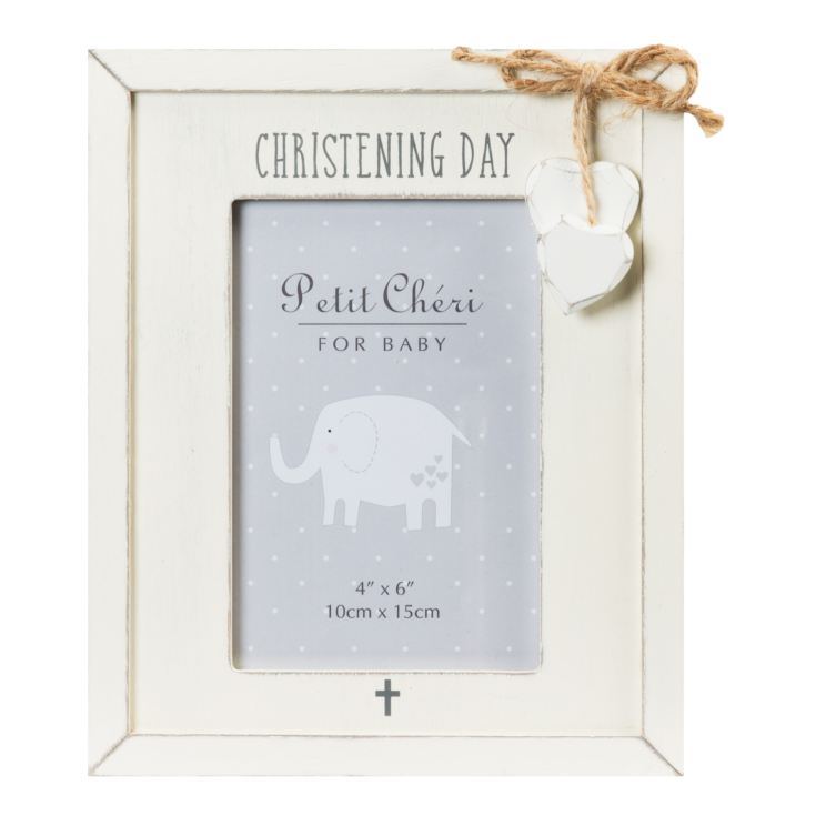 4" x 6" - Petit Cheri Christening Day Photo Frame product image