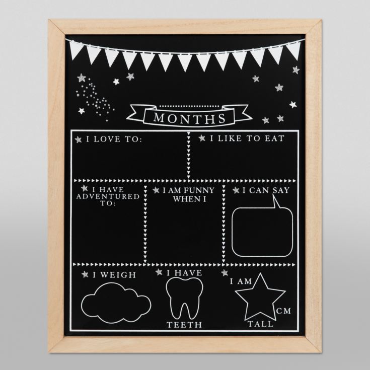 Bambino Baby Milestones Blackboard 40 x 50cm product image