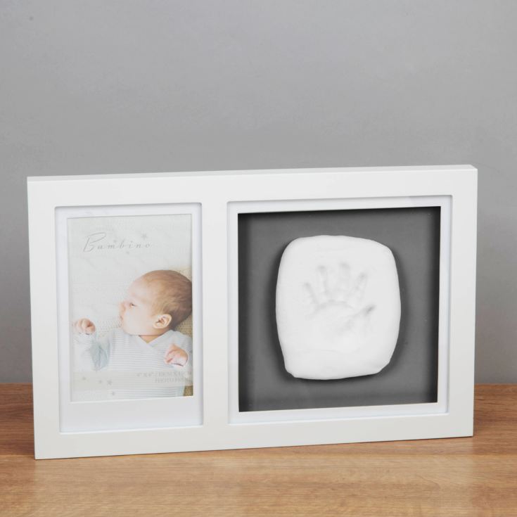 4" x 6" - Bambino White Photo Frame & Clay Print Kit product image