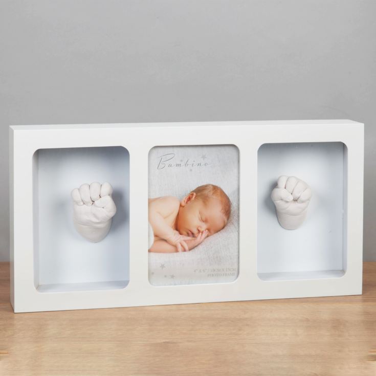 Bambino White Triple Photo Frame & Casting Kit product image