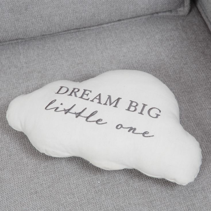 Bambino Linen Cloud Shaped Mini Cushion Dream Big product image