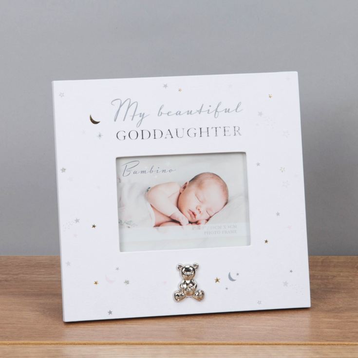 4" x 3" - Bambino Paperwrap Goddaughter Photo Frame product image