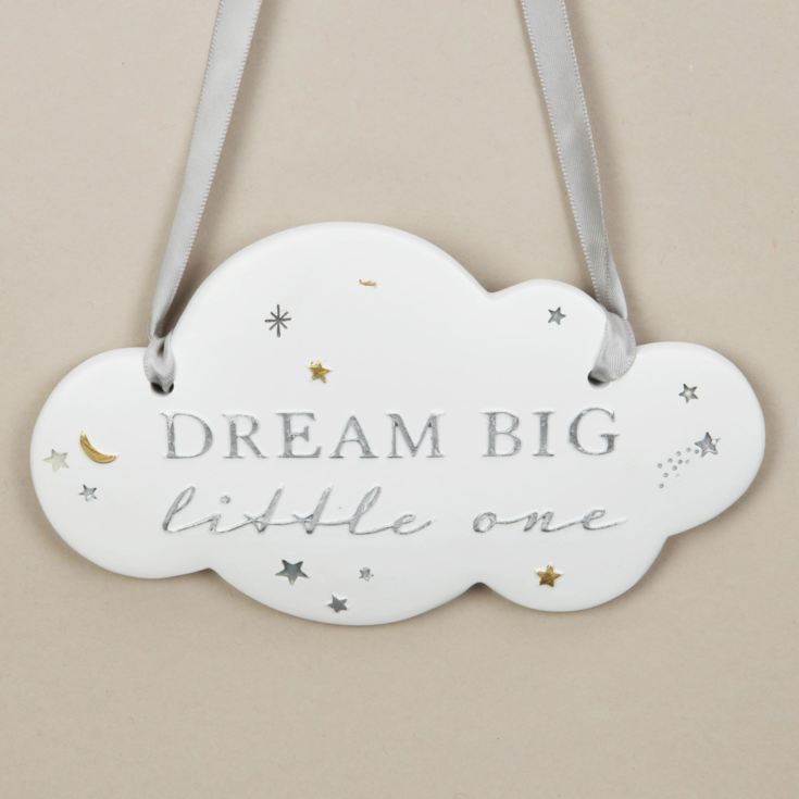 Bambino Resin Relief Cloud Plaque - Dream Big Little One product image