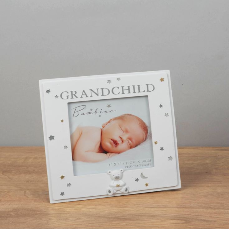 4" x 4" - Bambino Resin Grandchild Photo Frame product image