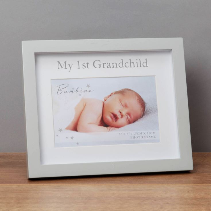 Bambino My First Grandchild Frame 6" x 4" in Lidded Gift Box product image