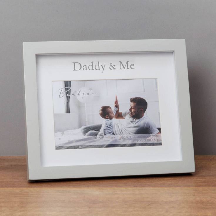 6" x 4" - Bambino Daddy & Me Frame in Lidded Gift Box product image