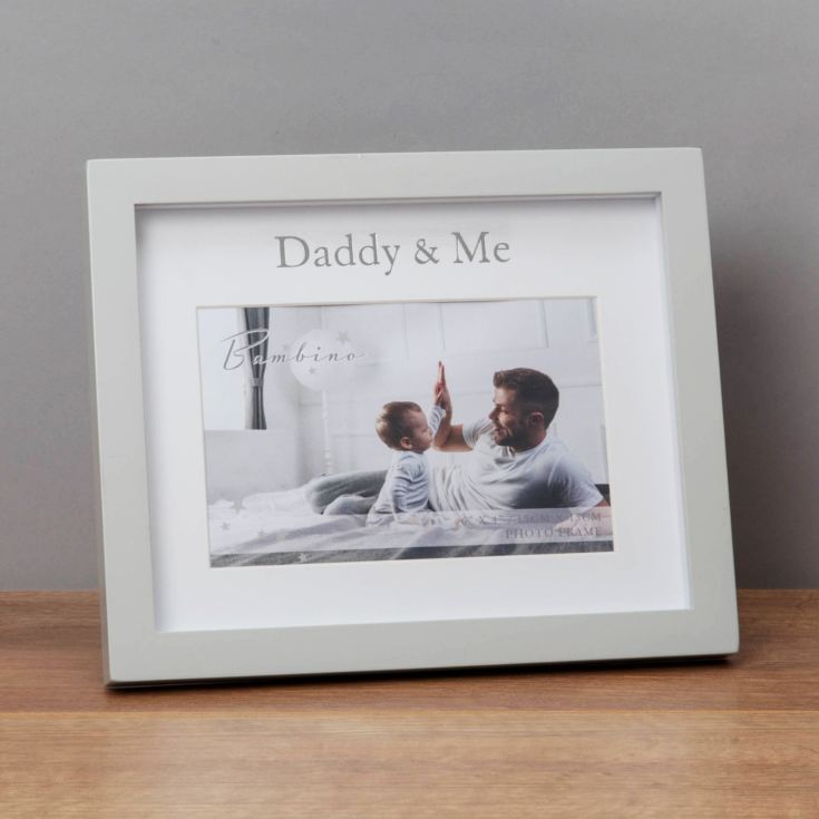 Bambino Daddy & Me Frame 6" x 4" in Lidded Gift Box product image