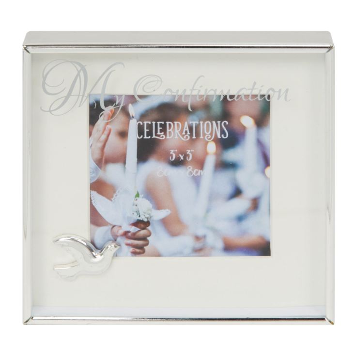 3" x 3" - Silver Plated Box Frame - My Confirmation product image