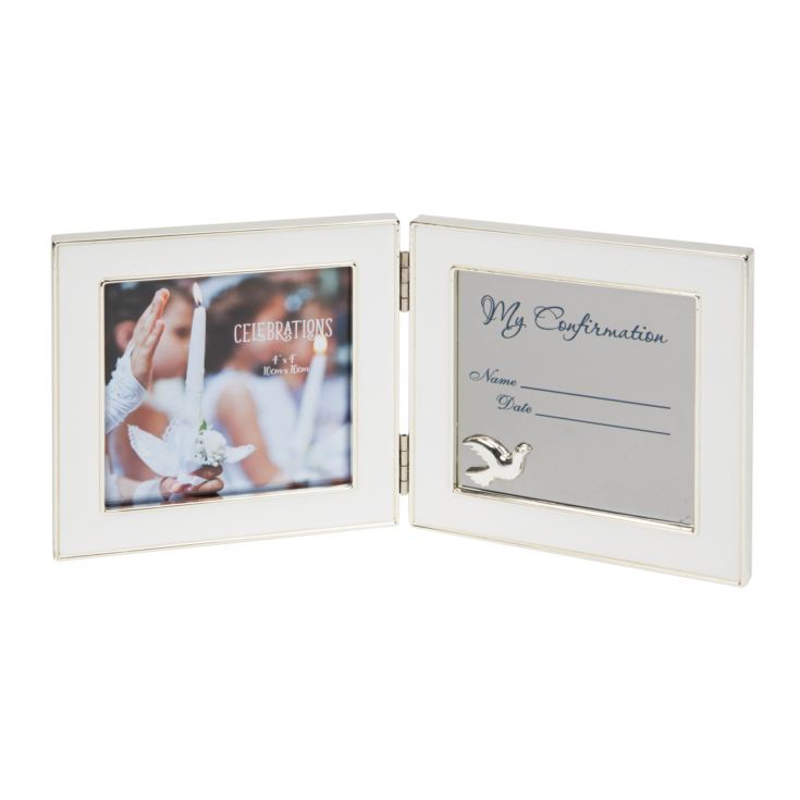 Engraveable Data Hinged Photo Frame 4" x 4" - Confirmation product image