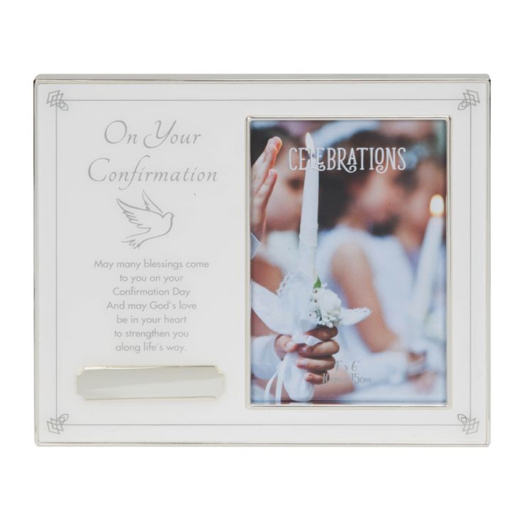 On Your Confirmation Frame with Engraving Plate 4" x 6" product image