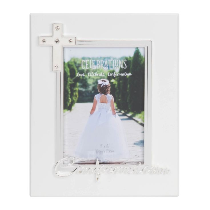 4" x 6" - Silver Plated & Epoxy Photo Frame - Confirmation product image
