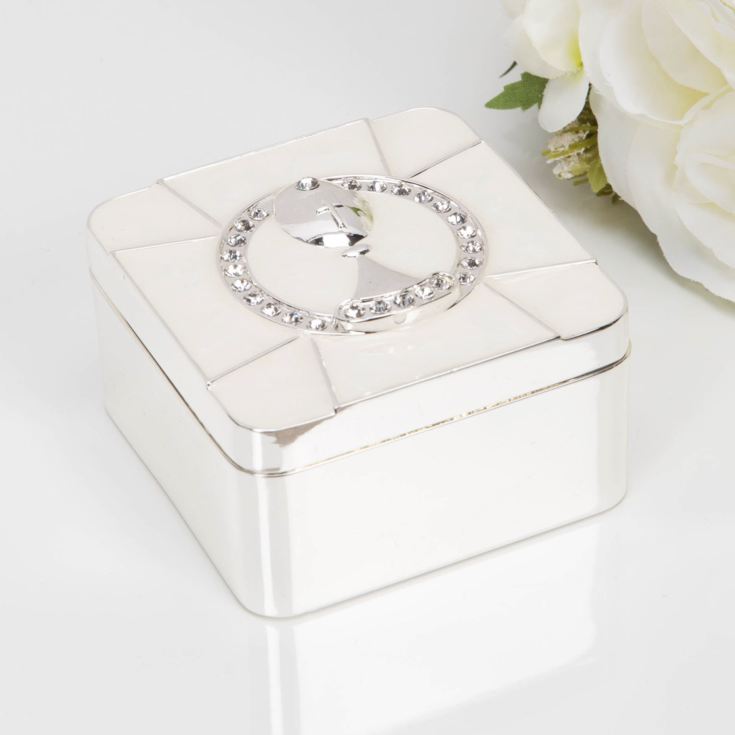 Silver Plated & Epoxy Chalice Trinket Box product image