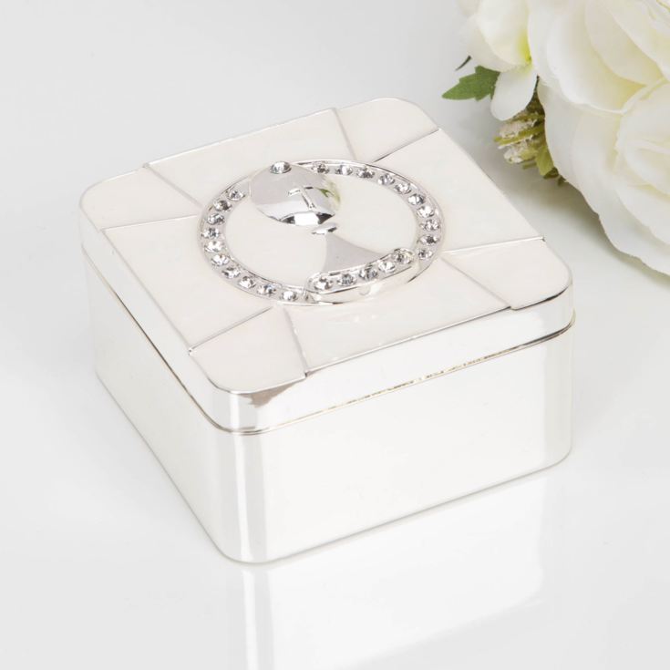 Silverplated & Epoxy Chalice Trinket Box product image