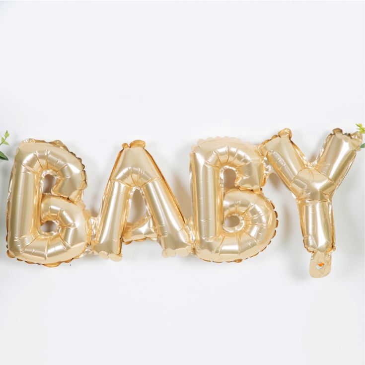 Bambino Baby Shower Gold Balloon - Baby product image