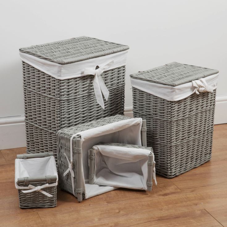 Bambino Set of 5 Rectangle Storage Baskets product image