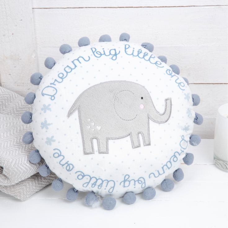 Petit Cheri Round Cushion - Blue product image