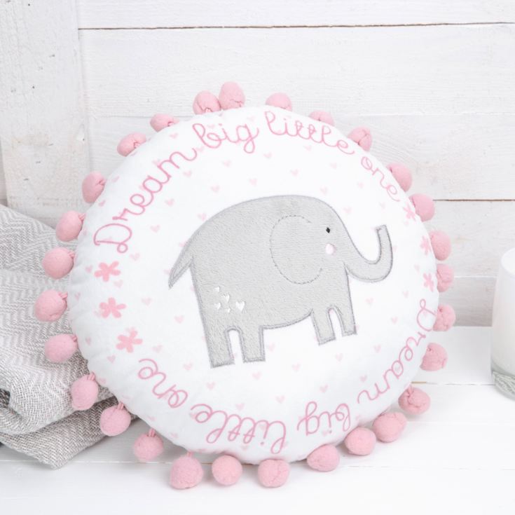 Petit Cheri Round Cushion - Pink product image