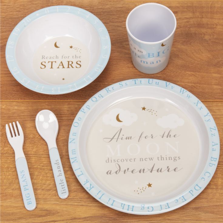 Bambino 5 Piece Melamine Set Blue product image