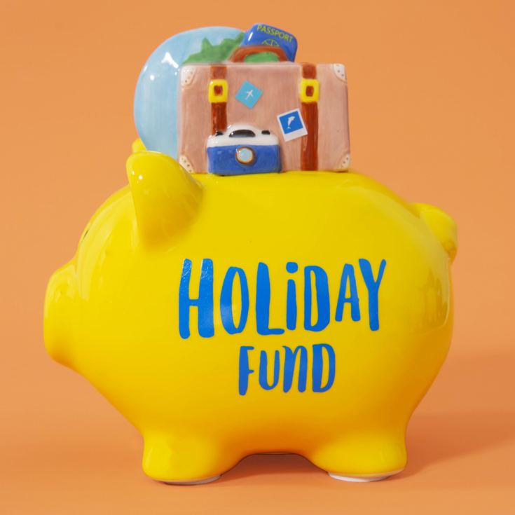 Pennies & Dreams Ceramic Piggy Bank - Holiday Fund product image