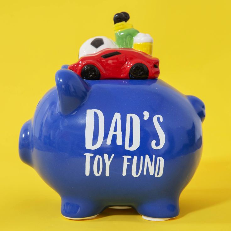 ''Pennies & Dreams'' Ceramic Pig Money Bank - Dad''s Toys product image