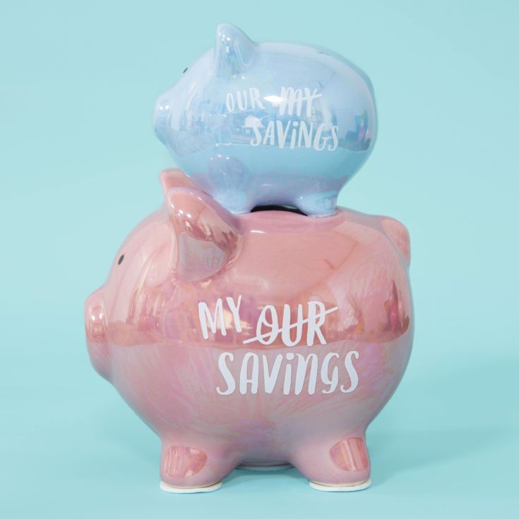 Pennies & Dreams Double Piggy Bank - Our/My Savings product image