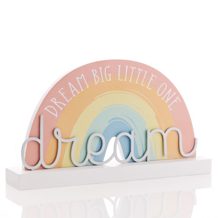 Petit Cheri MDF Rainbow Plaque "Follow Your Dreams" product image