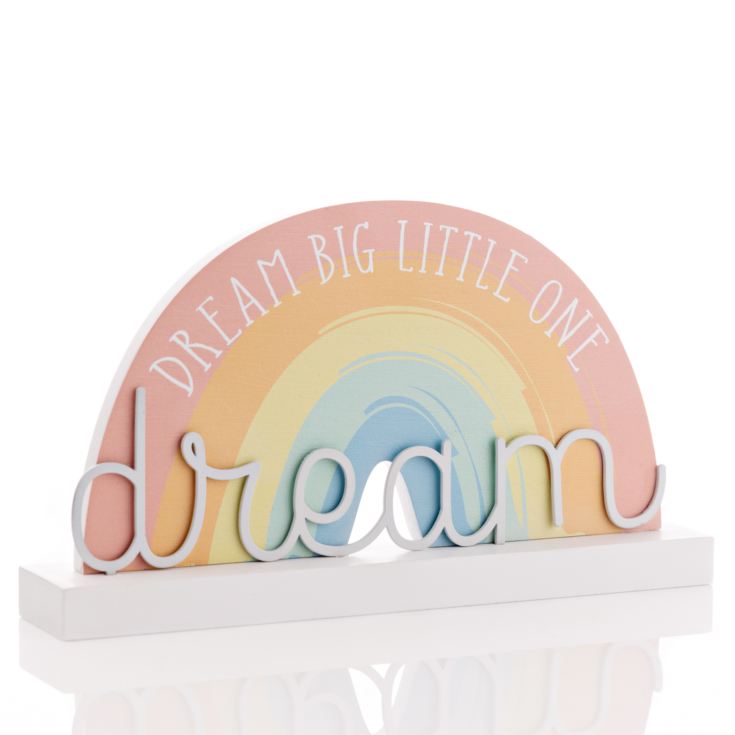 Petit Cheri Rainbow Plaque "Dream Big Little One" product image