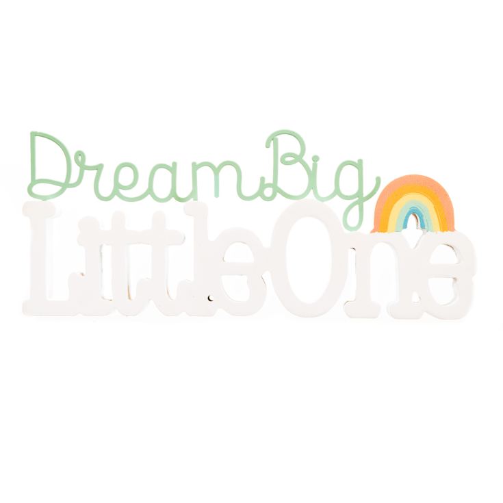 Petit Cheri 3D Word Plaque "Dream Big Little One" product image