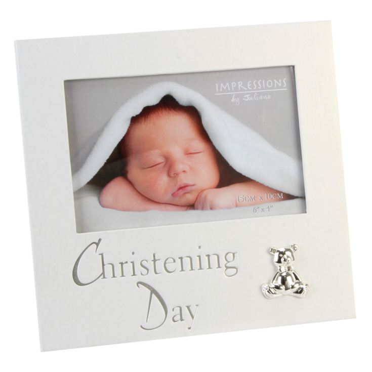 6" x 4" - Christening Day Pearlised Photo Frame product image
