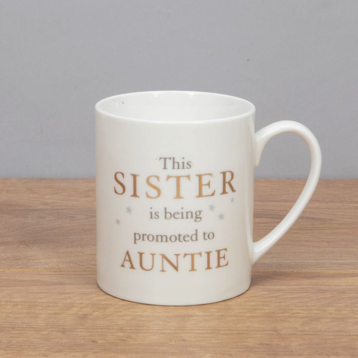 Bambino Bone China Mug - Sister Promoted to Auntie product image