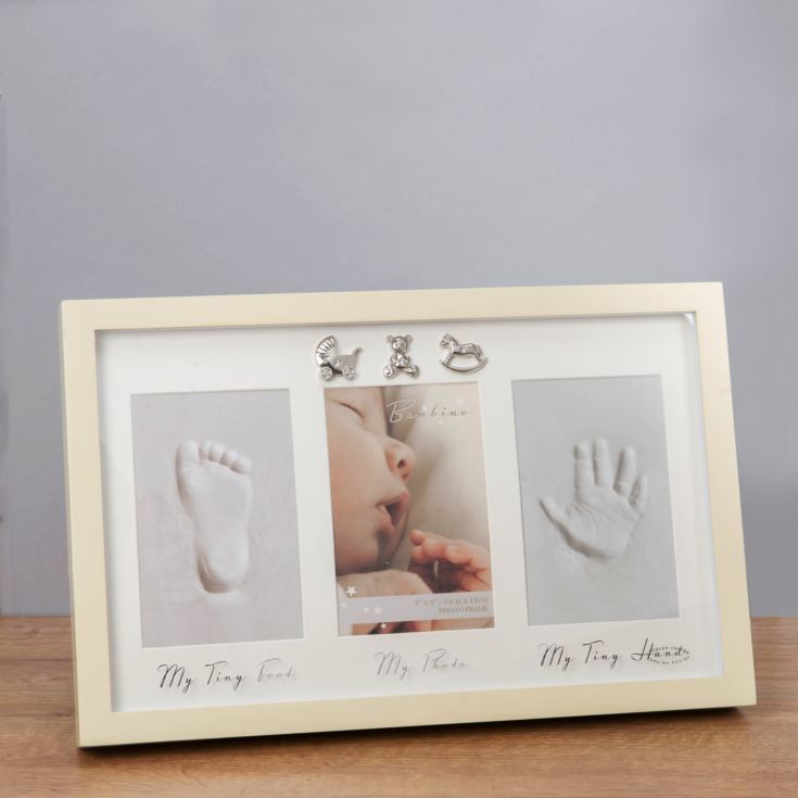 4" x 6" - Bambino Photo, Footprint & Handprint Frame product image