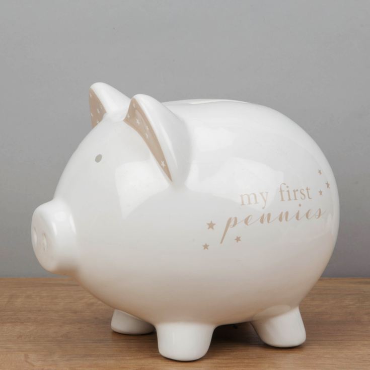 Bambino Pig Money Bank "First Pennies" product image