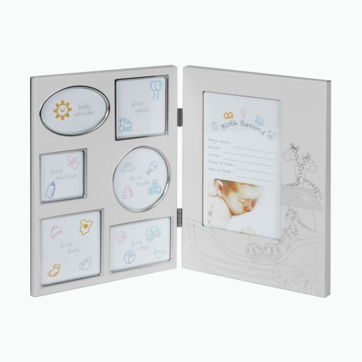 Double Collage Baby Data Photo Frame product image