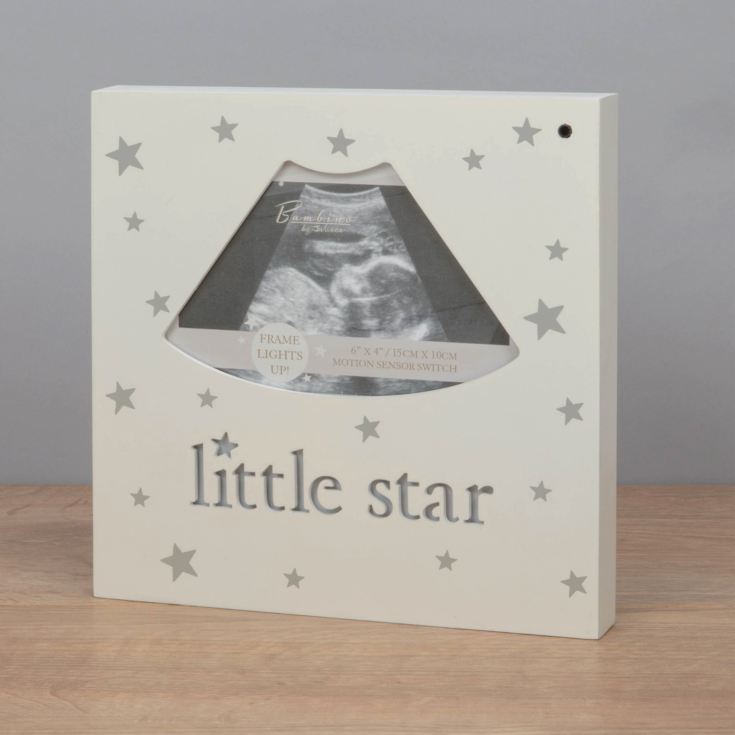 4" x 3" - Bambino Little Star Light Up Scan Photo Frame product image