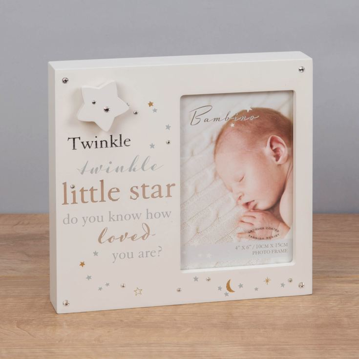 Bambino Musical Photo Frame - Twinkle Twinkle 4" x 6" product image