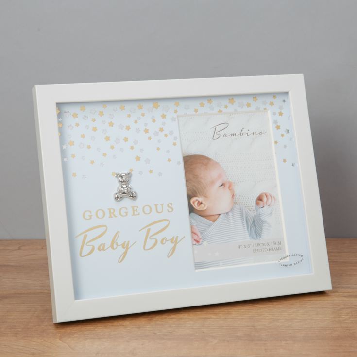 Bambino Photo Frame - Gorgeous Baby Boy 4" x 6" product image