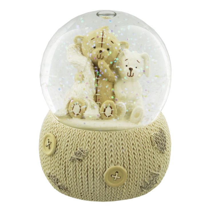 Button Corner Resin Snow Globe product image