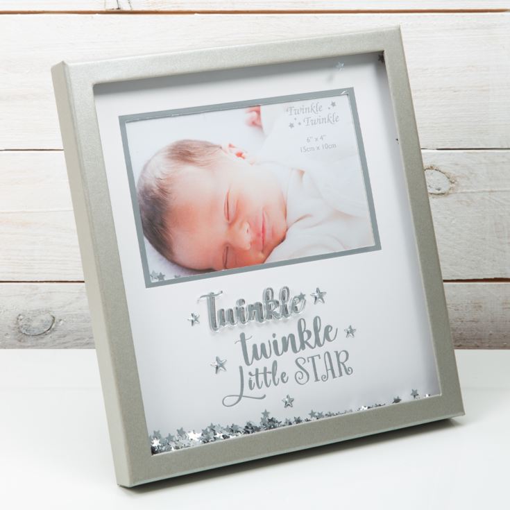 Twinkle Twinkle Shadow Box Photo Frame 6" x 4" product image