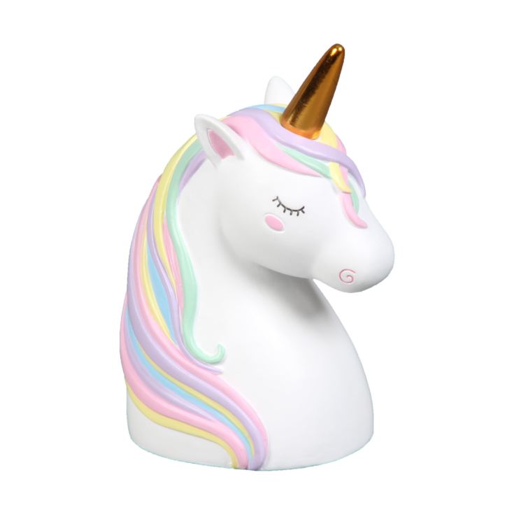Unicorn Magic Resin Money Box - Unicorn Head product image