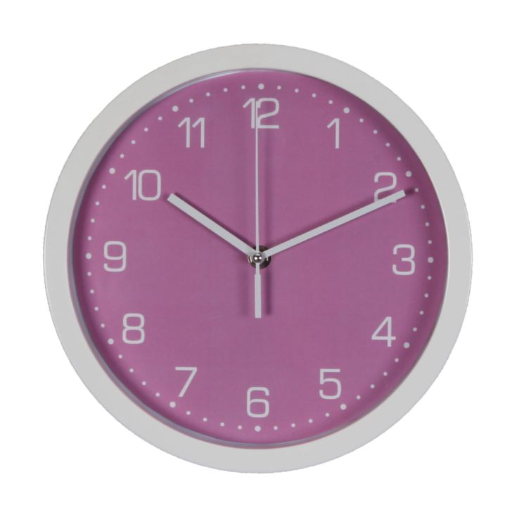 Just 4 Kids Wall Clock - Pink Arabic Dial product image