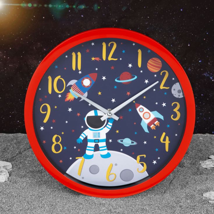 Just For Kids Space Explorer Wall Clock product image