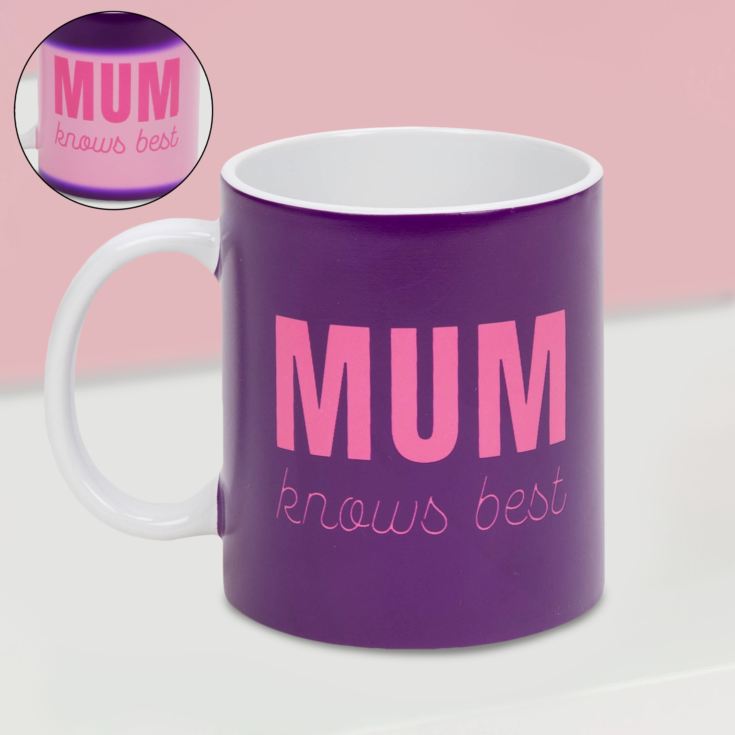 For Your Eyes Only Heat Changing Mug - Mum Knows Best product image